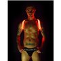 BREEDWELL X-Small Glow Shoulder Harness (Red)