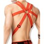 Outtox Bulldog Harness With Cockring Red
