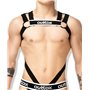 Outtox Bulldog Harness With Cockring Black