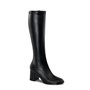 GoGo Stretch Boots Leather Look 3" Heel