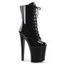Xtreme Platform Ankle Boot Black 8" Heel